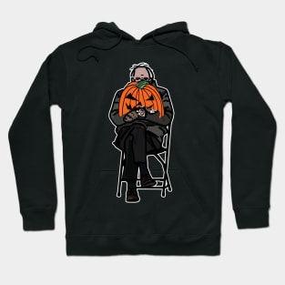 Bernie Sanders with spooky Halloween Pumpkin Hoodie